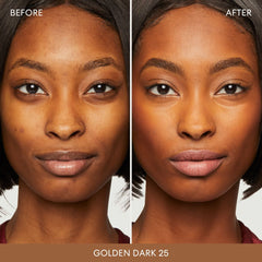 bareMinerals Original Matte Foundation swirl texture highlighting talc-free formula for a lightweight finish