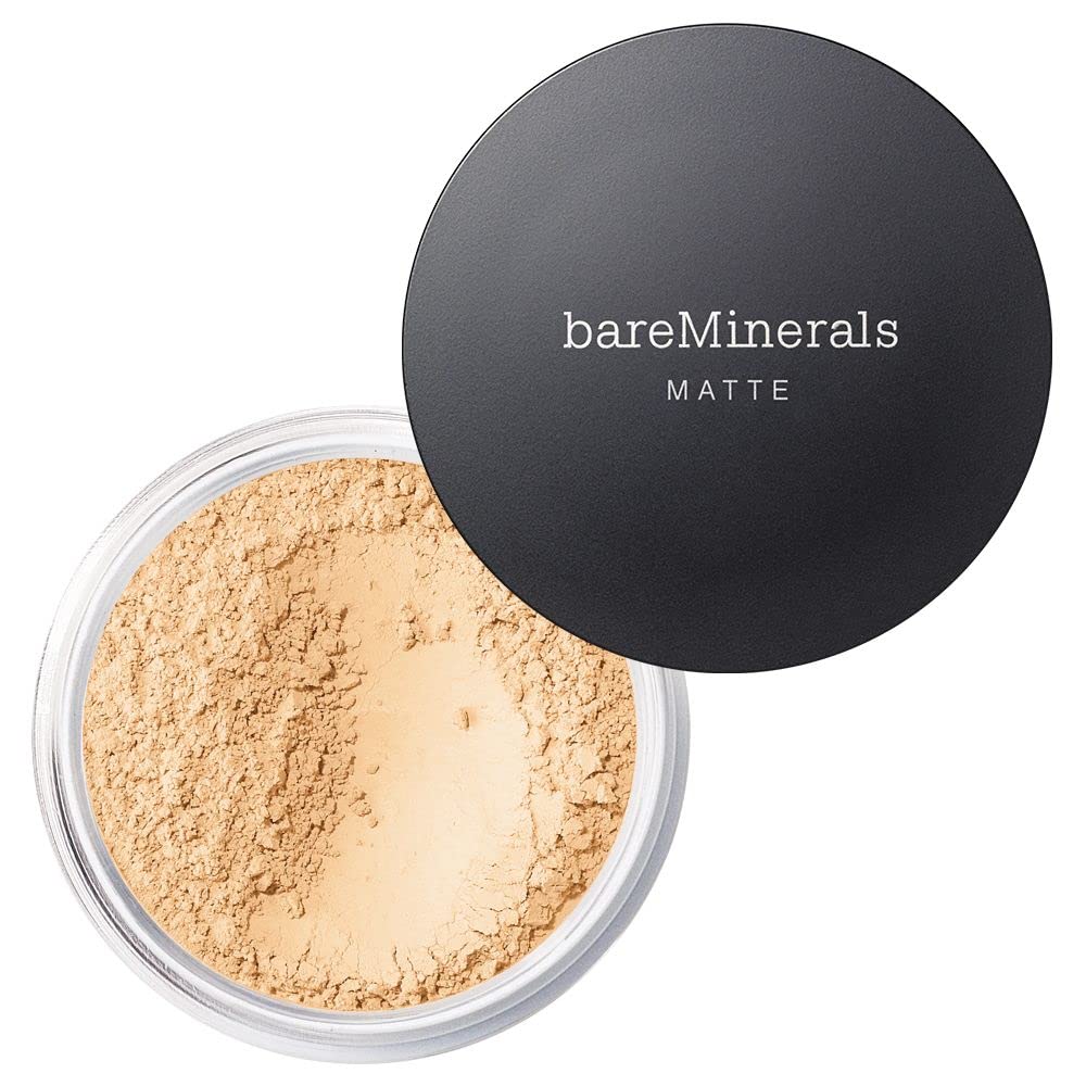 BareMinerals Original Matte Loose Foundation packaging image showing a travel-friendly bottle