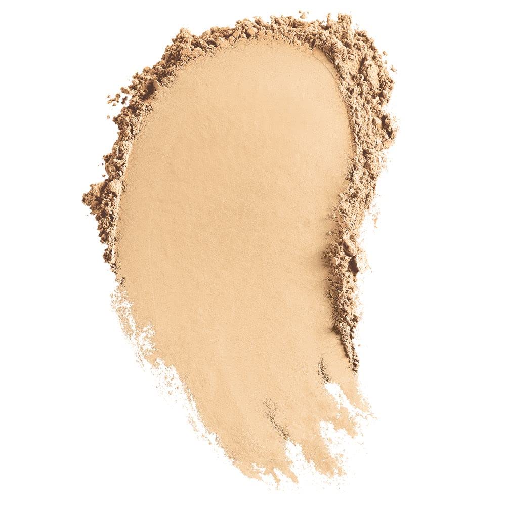 Swatch on skin reveals sheer-to-full coverage in the 04 Golden Fair shade