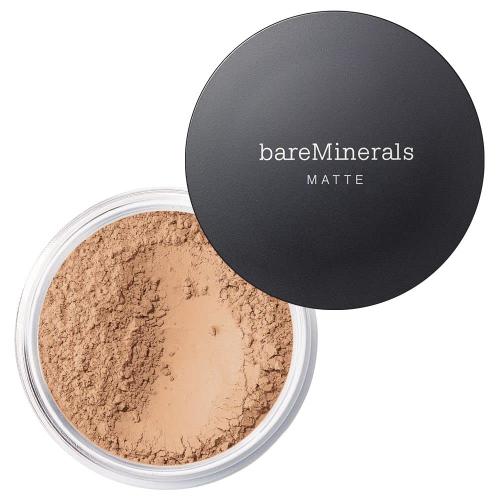 BareMinerals Original Matte foundation jar close-up for a shine-free finish