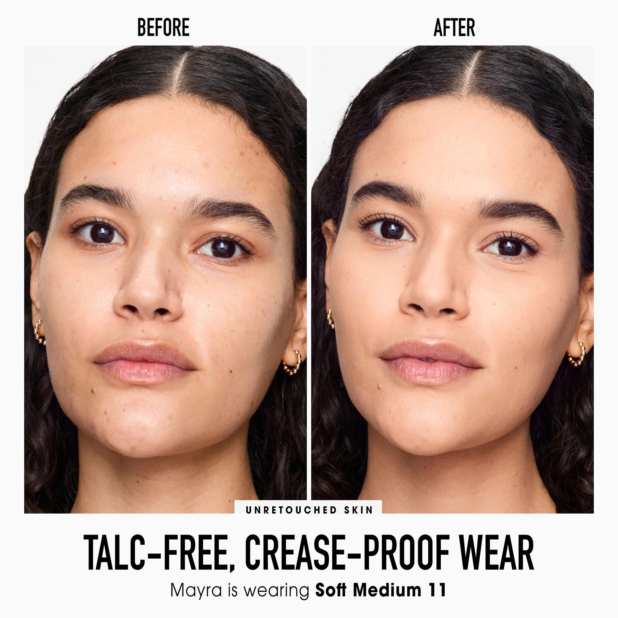 bareMinerals texture close-up reveals natural glow and refined finish.