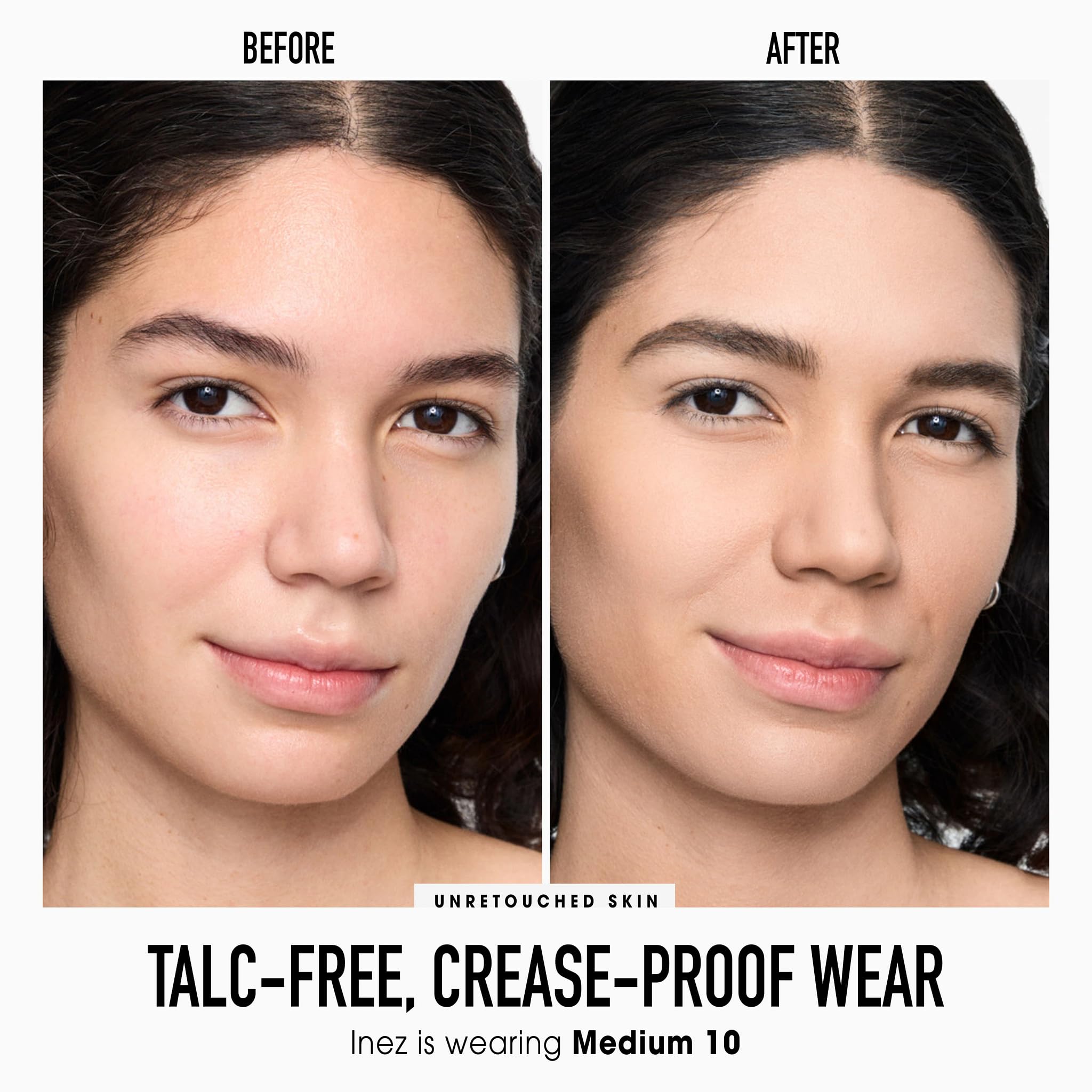 Swatch on skin demonstrating buildable coverage and natural glow.