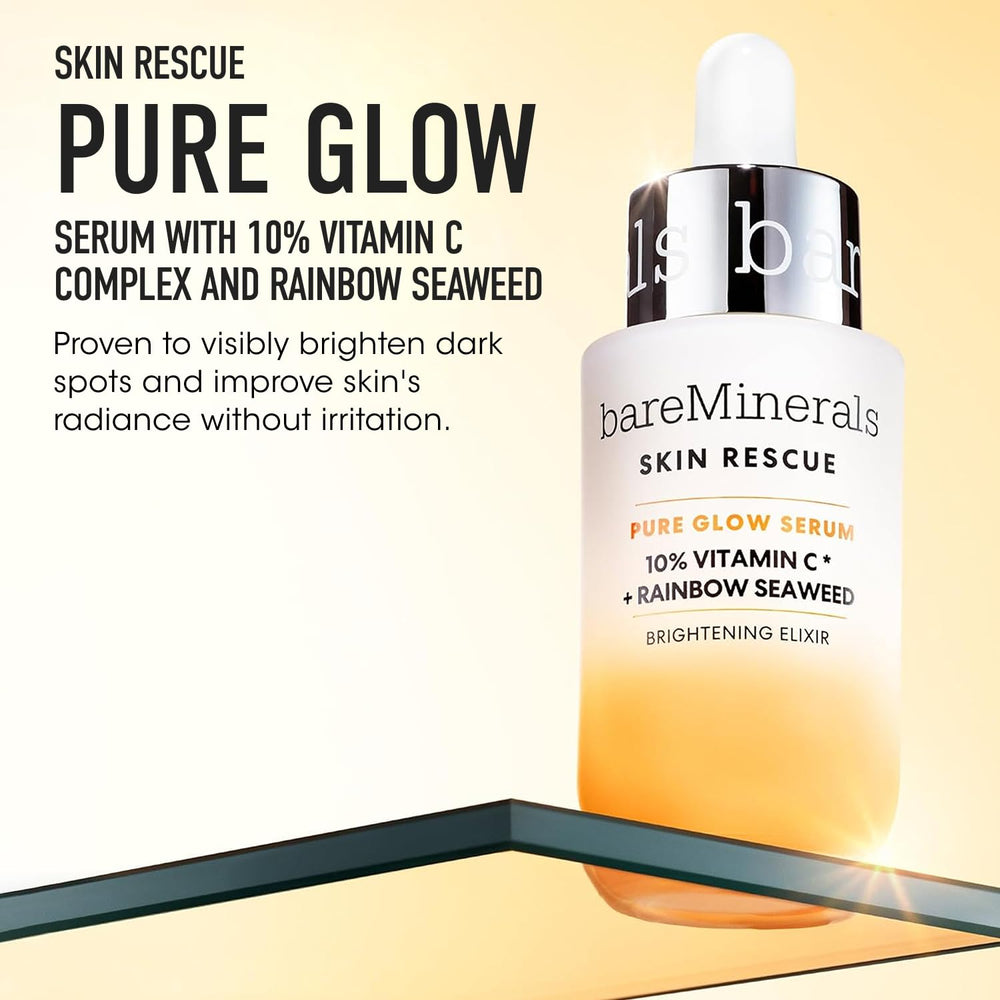 bareMinerals Skin Rescue Serum applied to palm for daily use