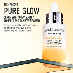 bareMinerals Skin Rescue Serum applied to palm for daily use