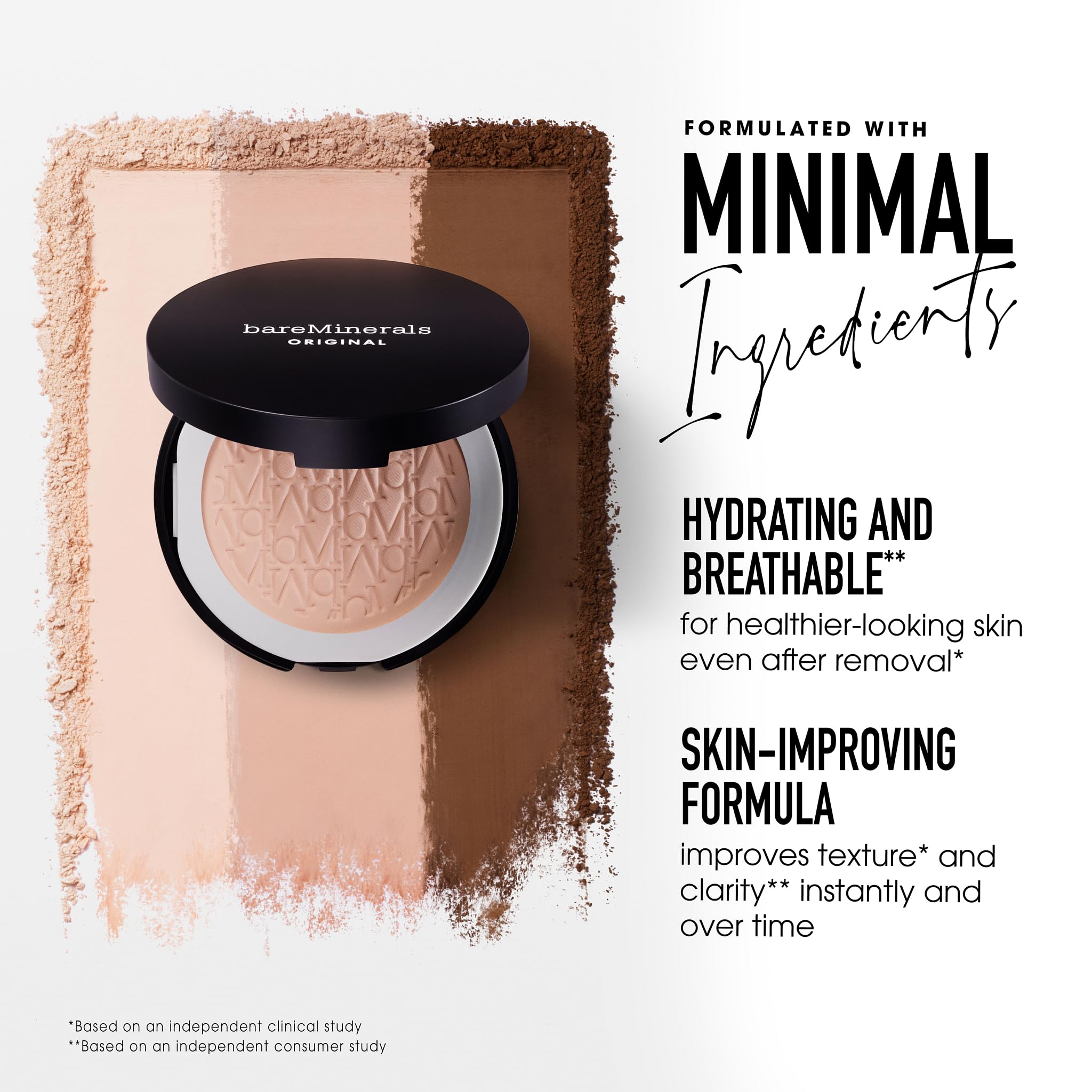 bareMinerals Skin texture improvement visual emphasizing smoother complexion
