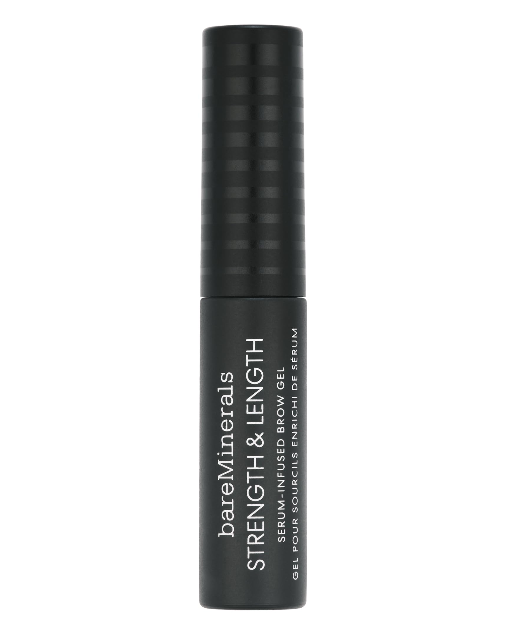 bareMinerals Strength & Length Brow Gel angled applicator applying buildable tint on brows