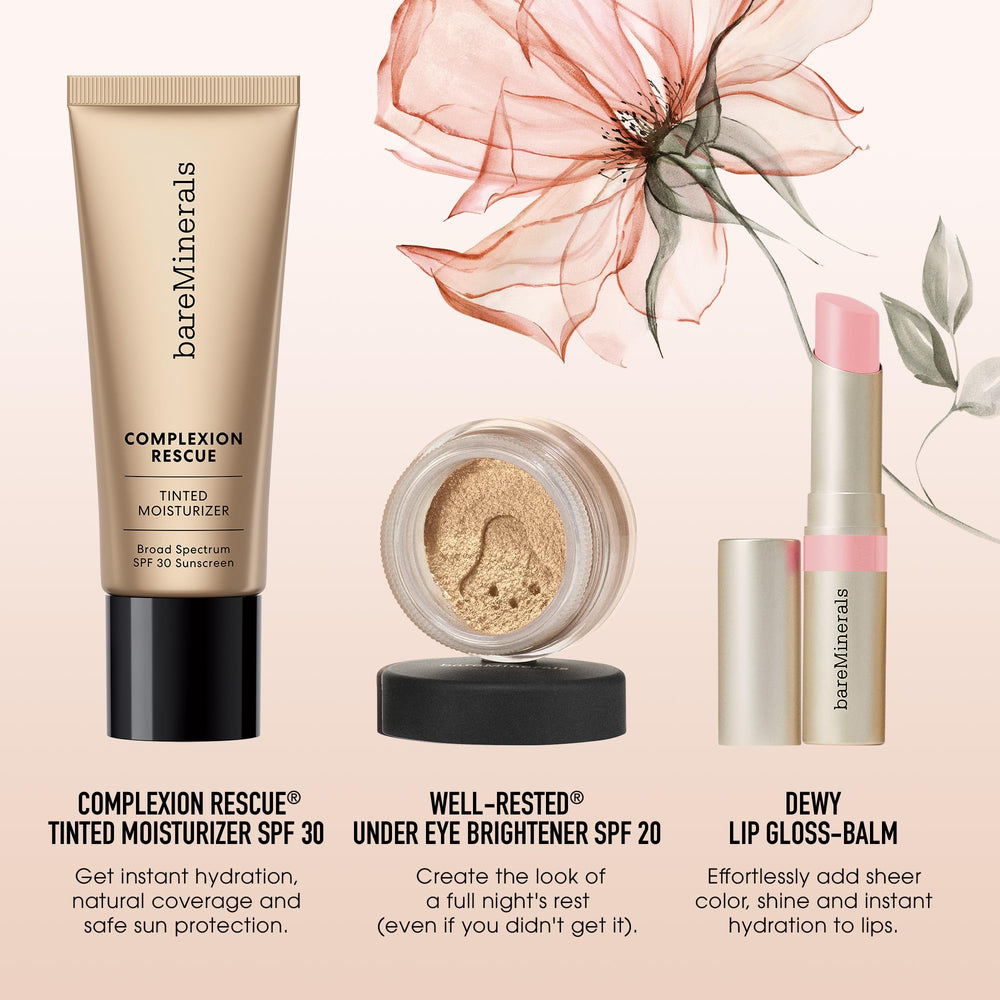 BareMinerals vegan makeup trio supports busy routines with multitasking products.