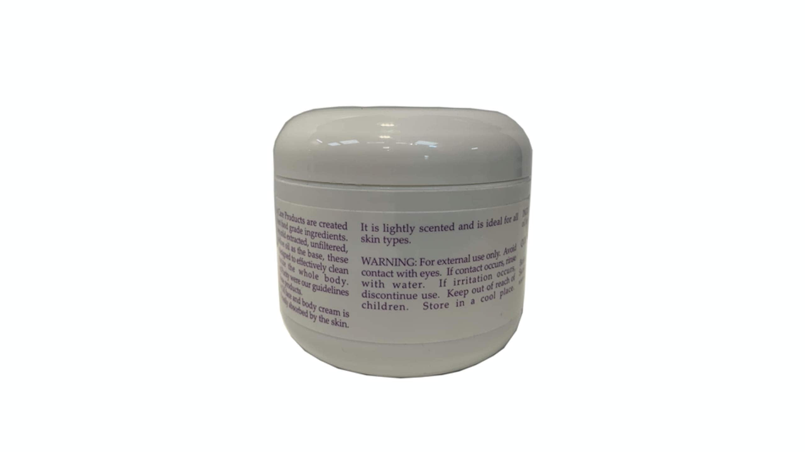 Bariani face body cream myrrh texture during application