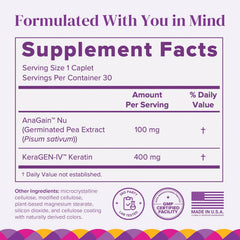 Barimelts Hair Health+ capsules close-up, convenient daily caplets for follicle fortification.