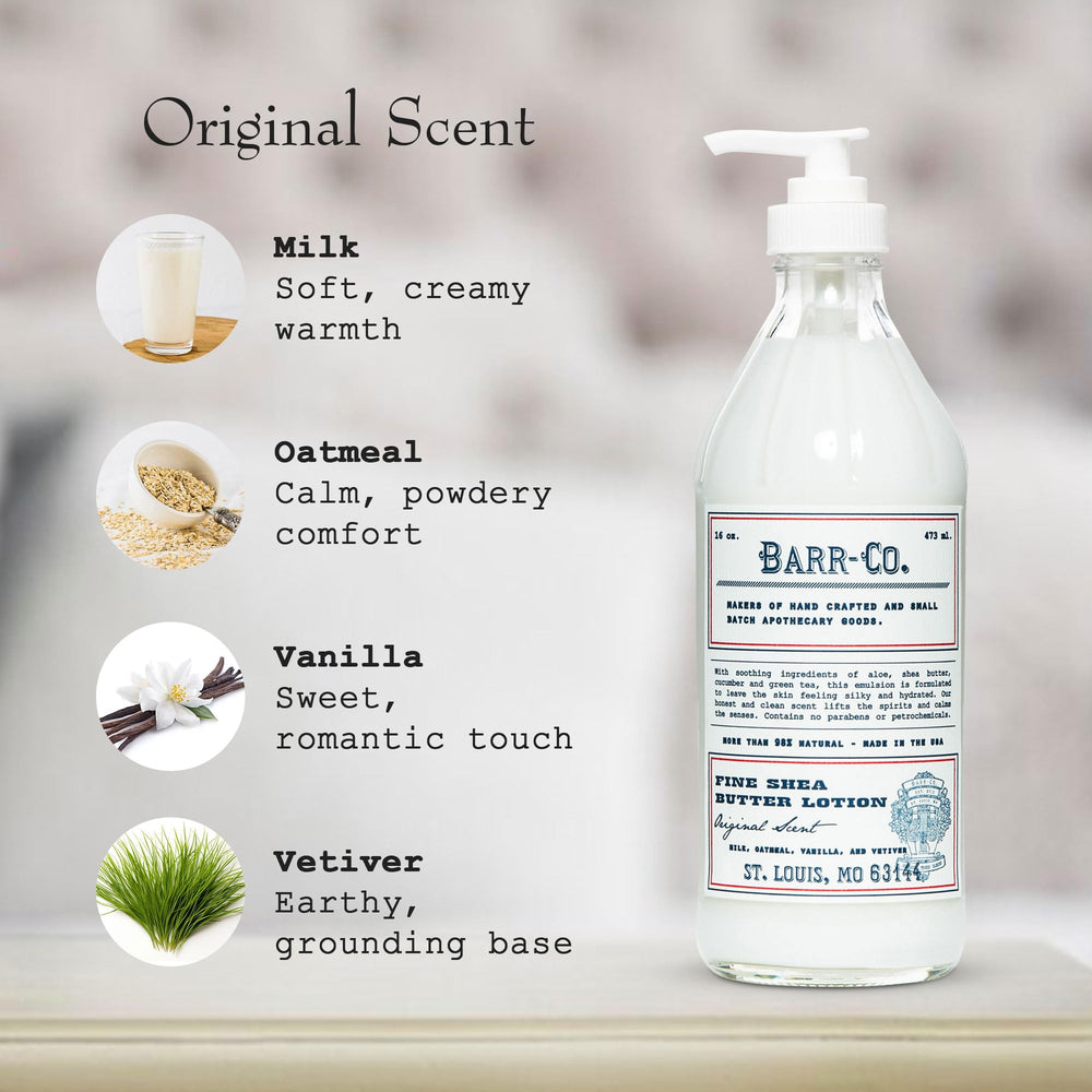 BARR-CO creamy-shea-texture smooth application for daily use