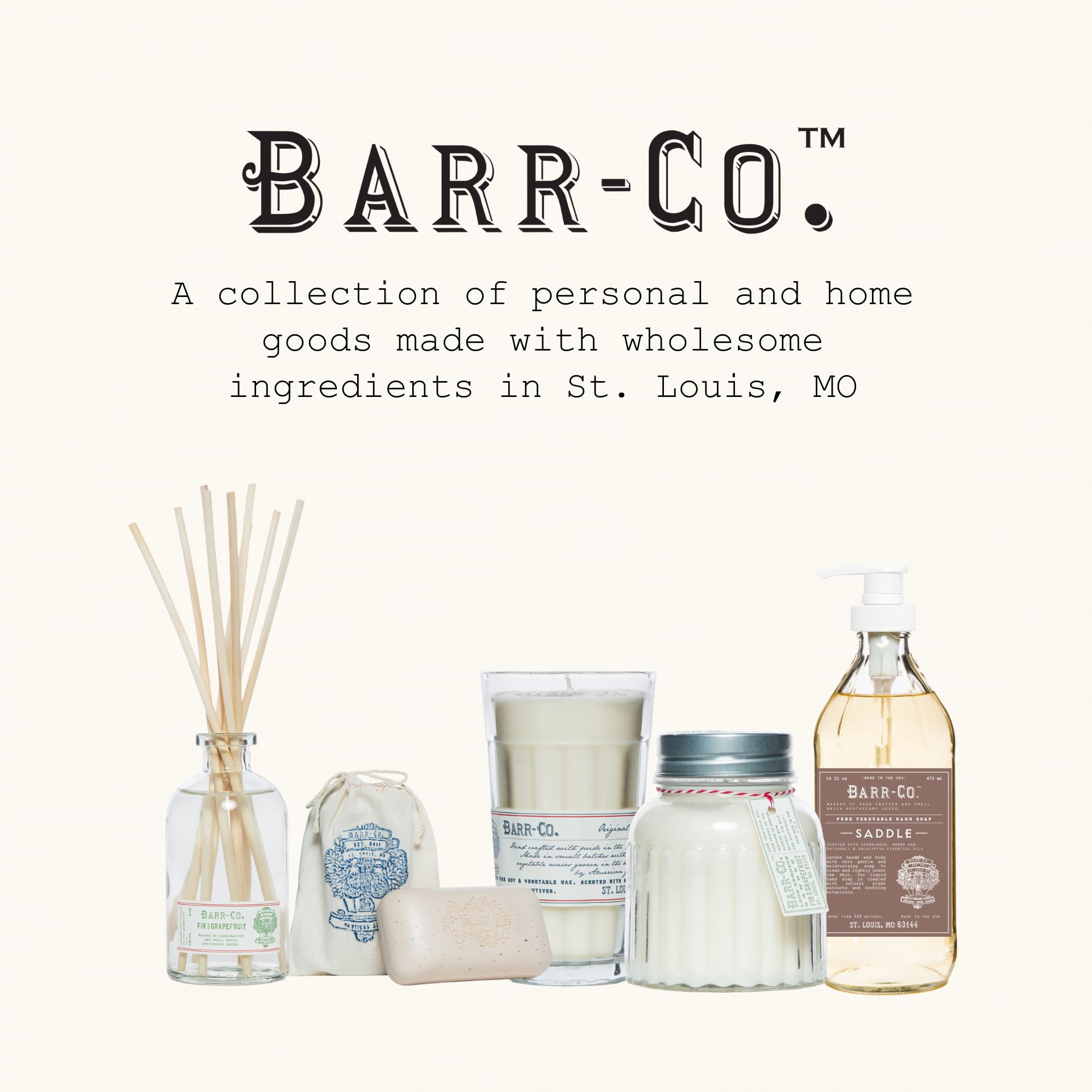Barr-Co relaxing salts convey comfort after long days and workouts.