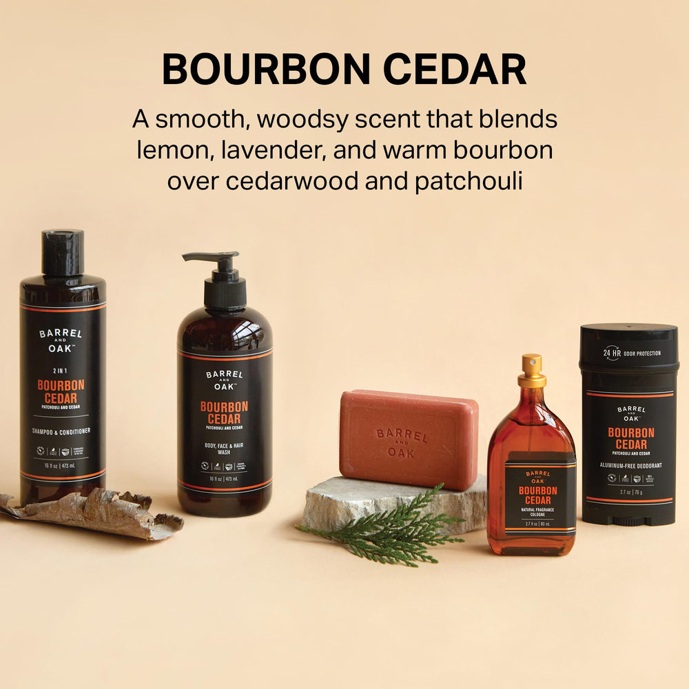 Barrel & Oak Leave-In Cream fragrance notes for subtle masculine scent.