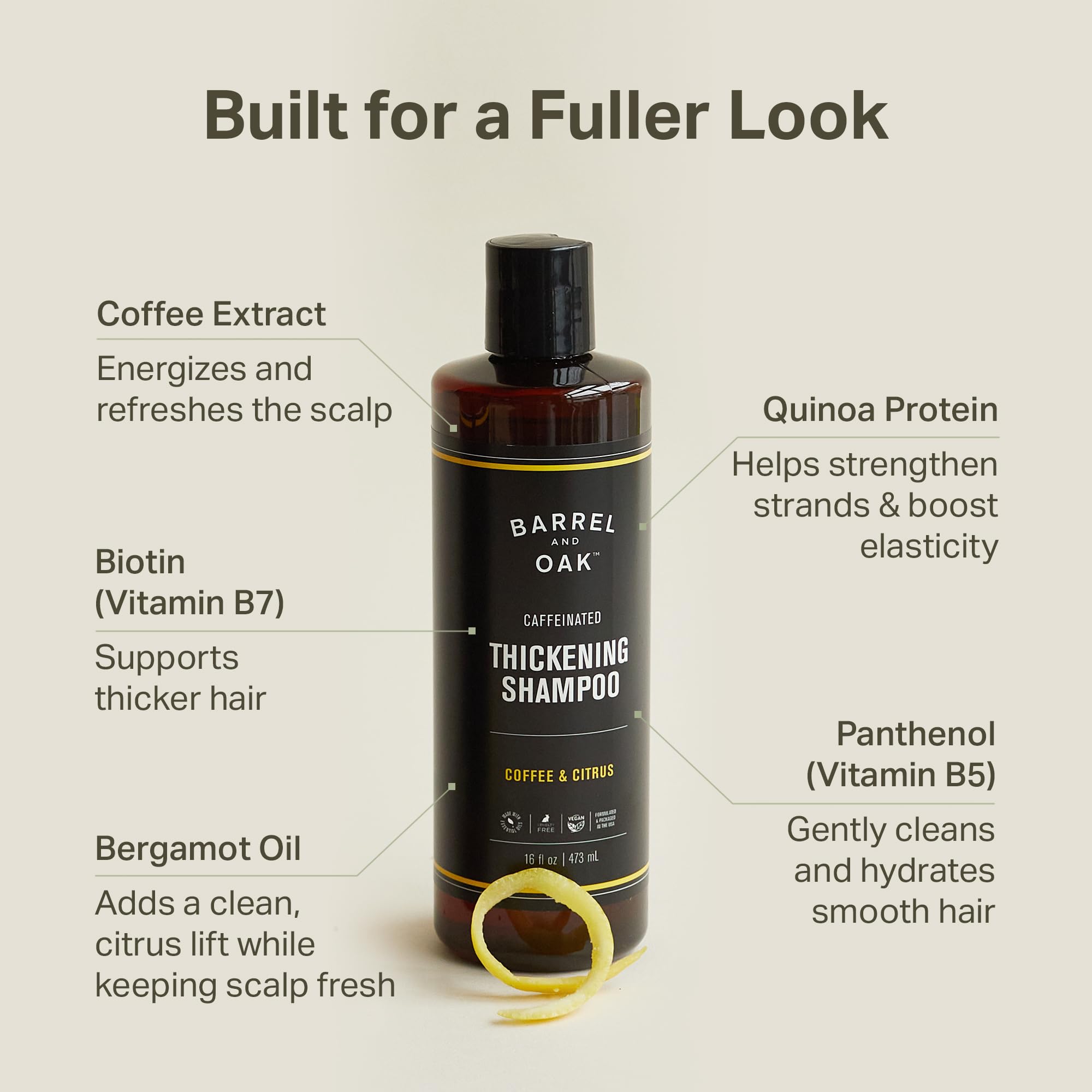 Barrel & Oak conditioner bottle offers lightweight daily hydration