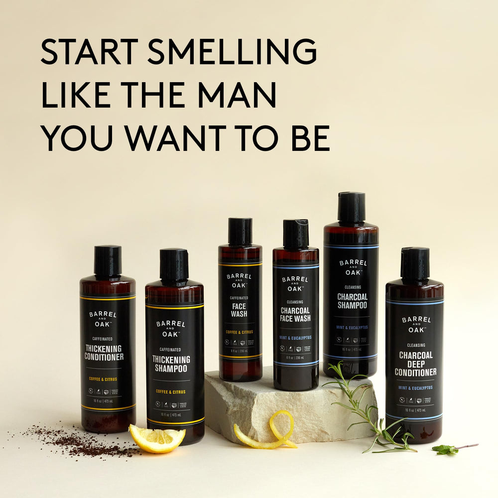 Barrel & Oak Gentlemen's Hardware vegan, paraben-free packaging appeals to health-conscious shoppers.