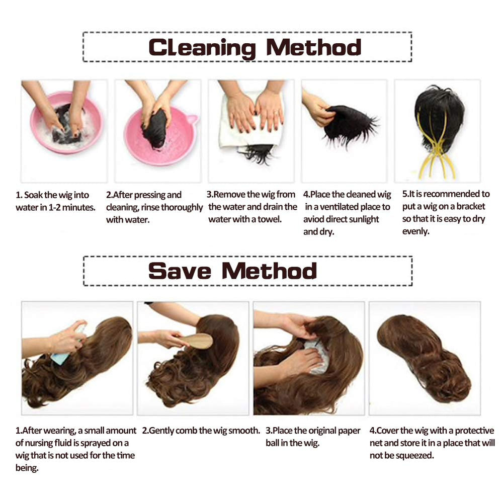 Baruisi free wig cap included for convenient styling setup.