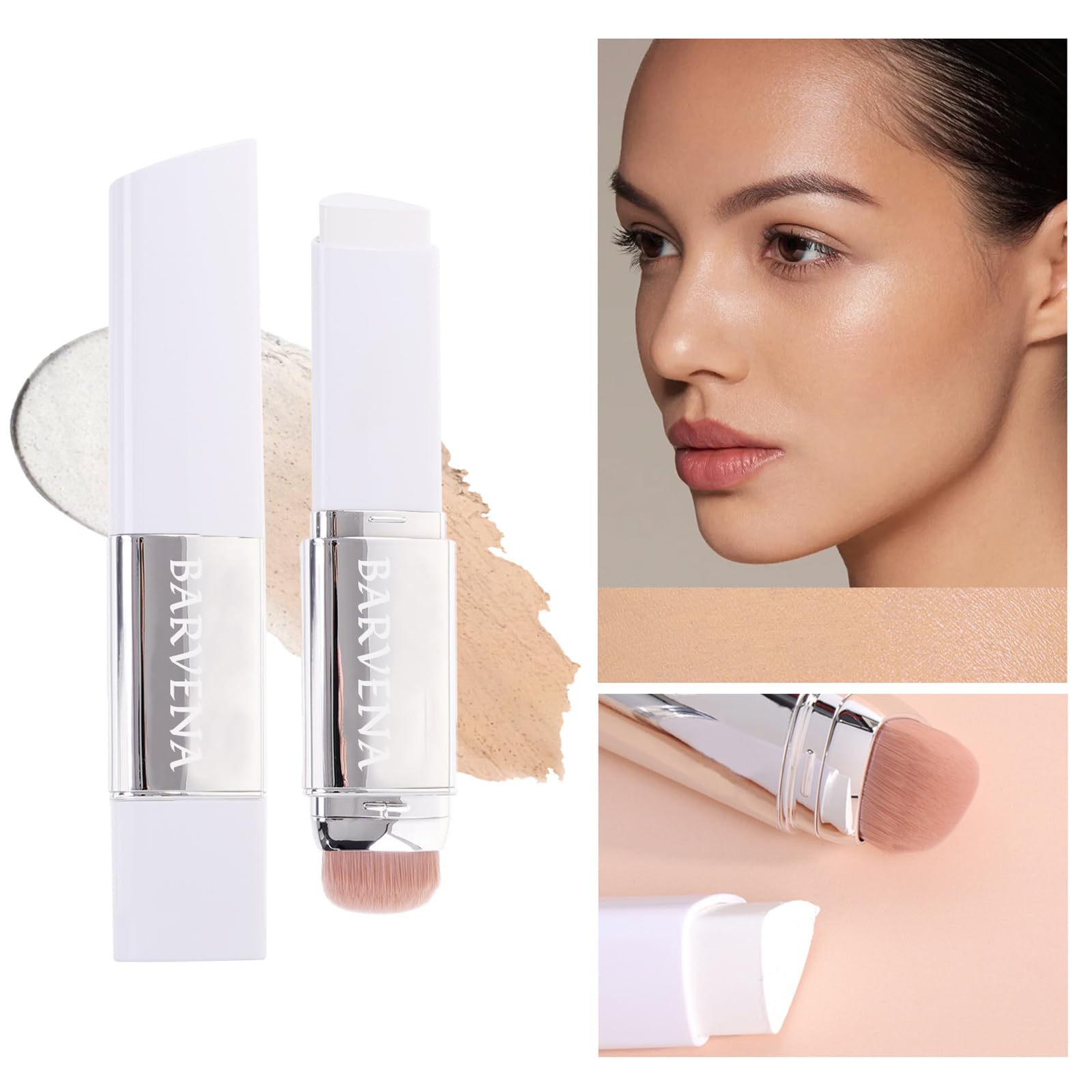 BARVENA close-up showing seamless skin tone match and blend