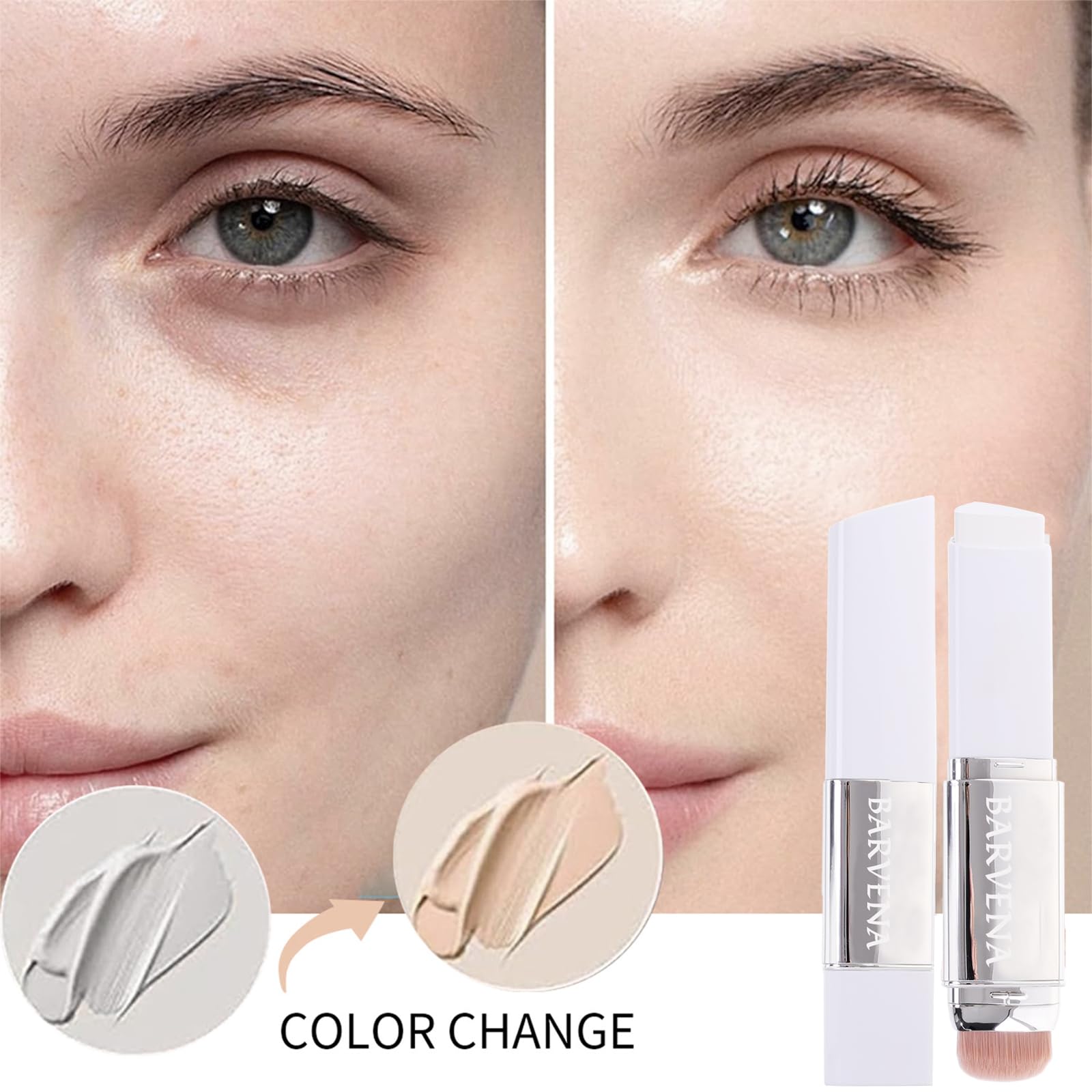 BARVENA foundation finish resists water and sweat for lasting wear