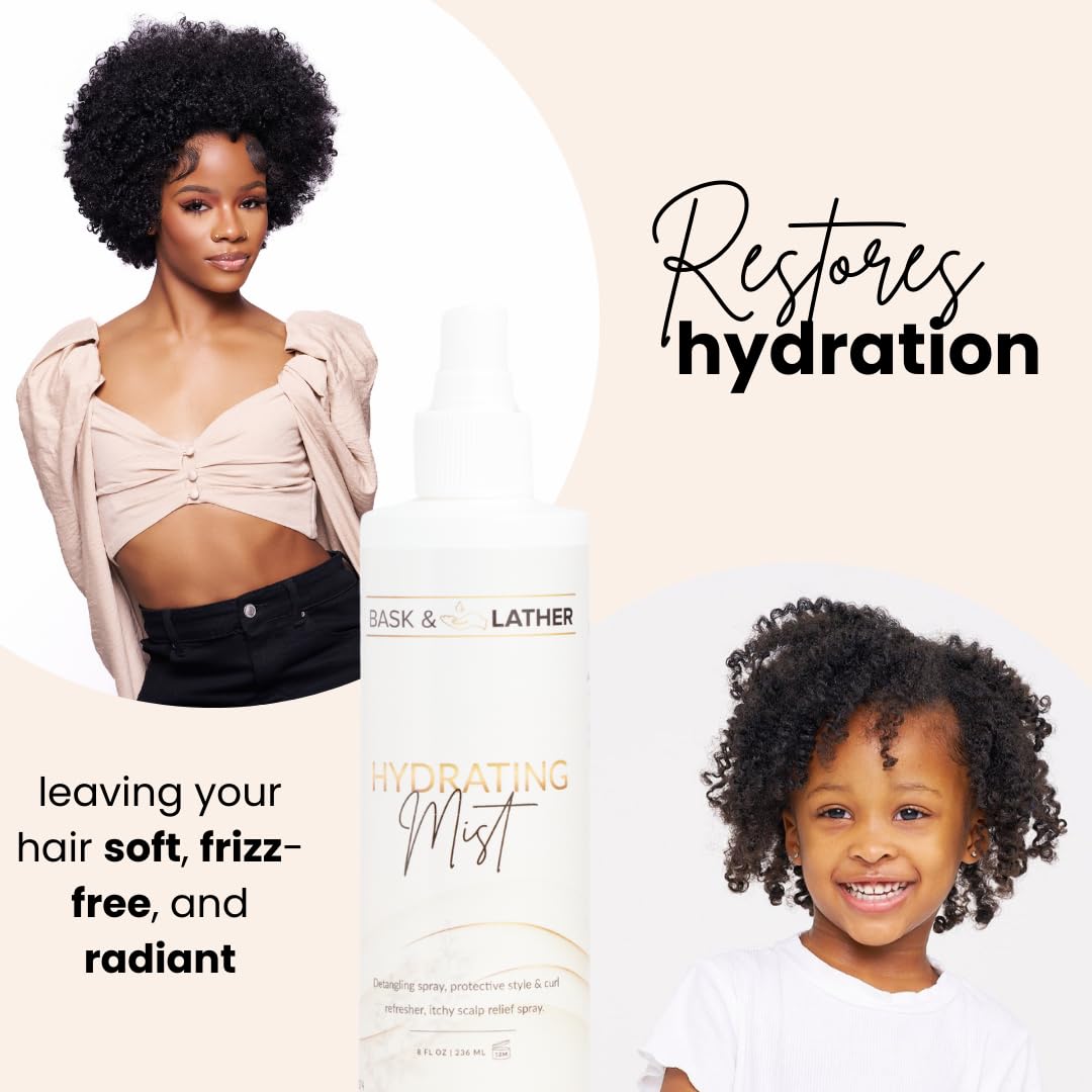BASK & LATHER Aloe Vera soothing scalp—calms itch for comfortable wear.