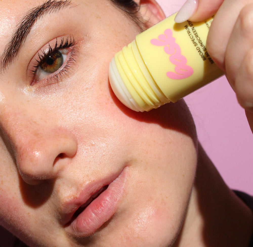Bask travel-size sun stick fits easily in a pocket