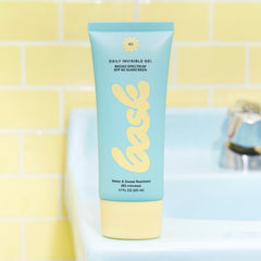 Bask Suncare SPF 40 doubles as makeup primer for smooth base.