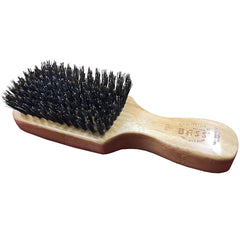 Bass boar bristle density detail supporting gentle detangling and lift