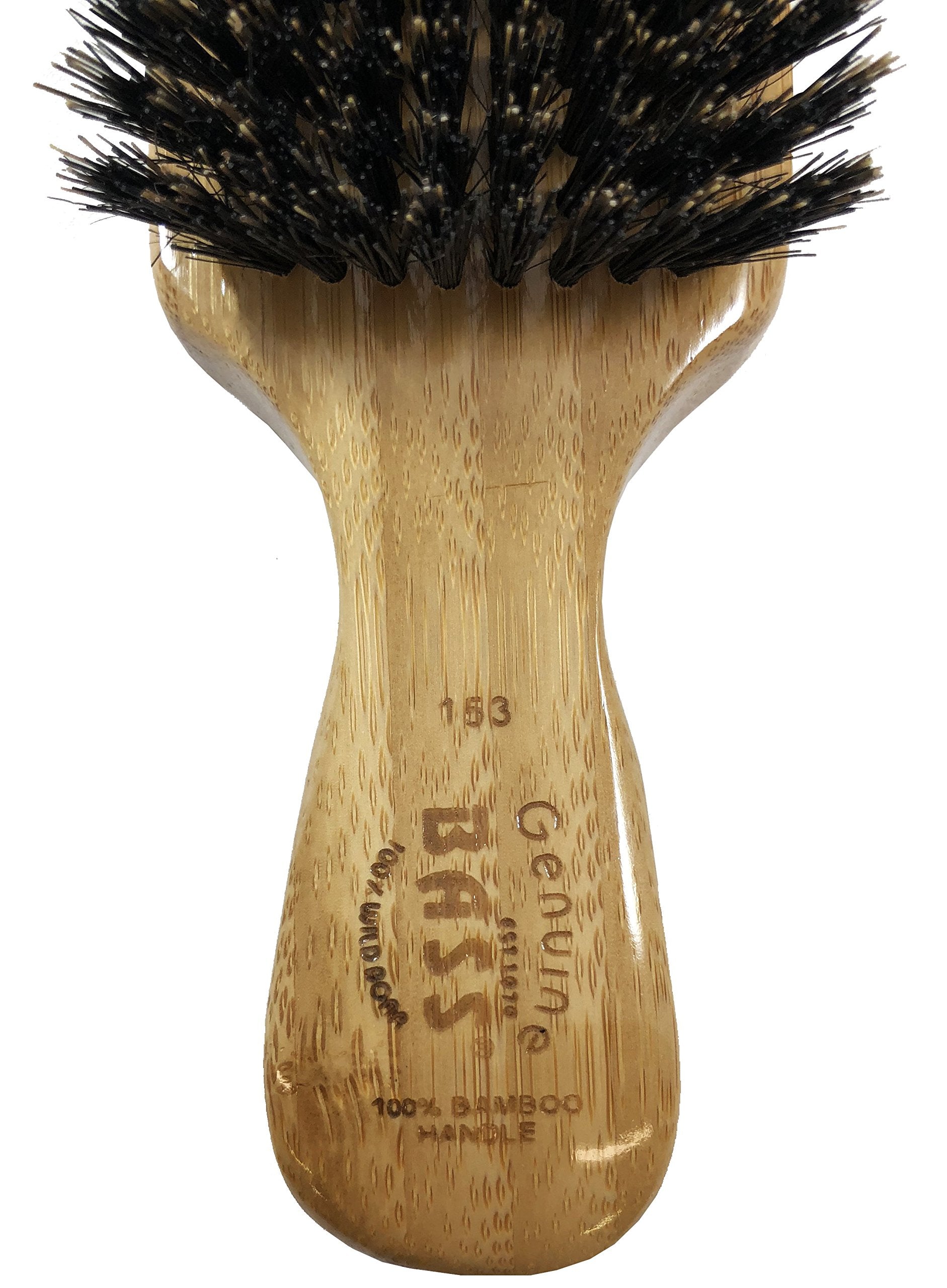 Bass brush on dry hair demonstrates easy styling and minimal pulling