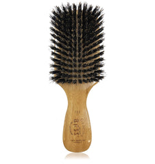 Bass brush with wild boar bristles, front view for shine and smooth styling