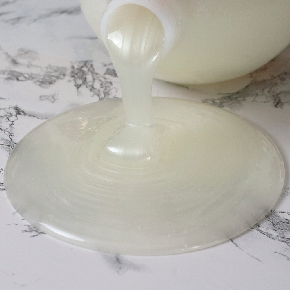 Bastion Pina Colada soap rich lather for quick cleansing.