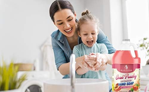 Bastion Just Peachy 128-oz refill jug for economical refills and less waste.