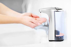 Bastion Just Peachy Hand Soap bottle emphasizes moisturizing skin during frequent hand washing.