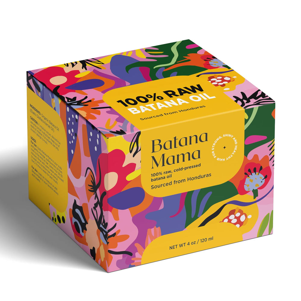 Batana Mama bottle pour shows easy daily application for hair care