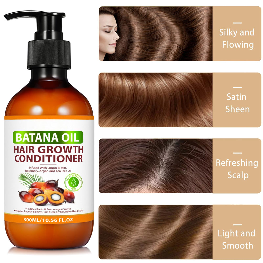 Batana Oil Conditioner with onion biotin for thinning-looking hair