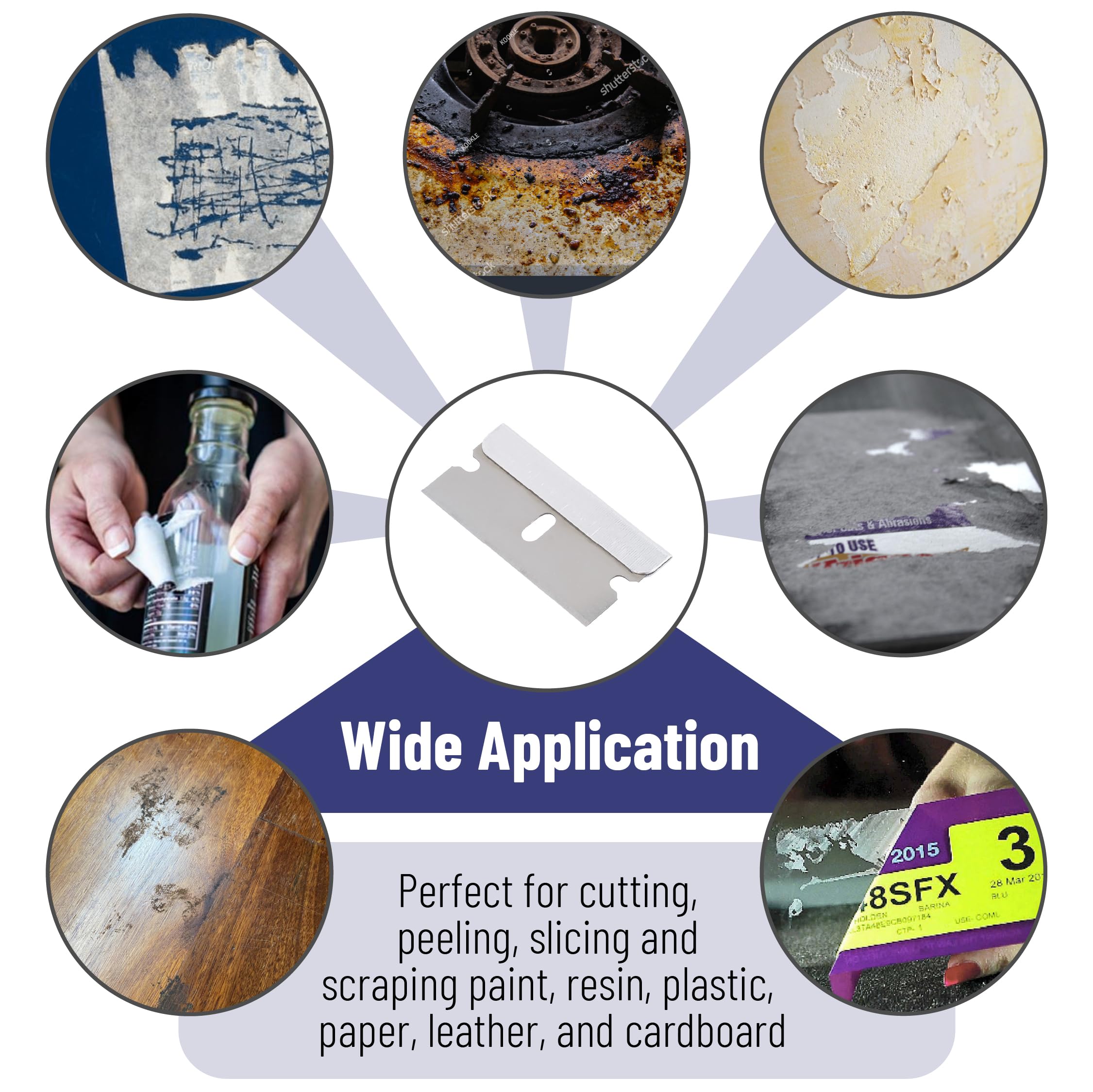 Bates Choice blades are individually wrapped for safe dispensing