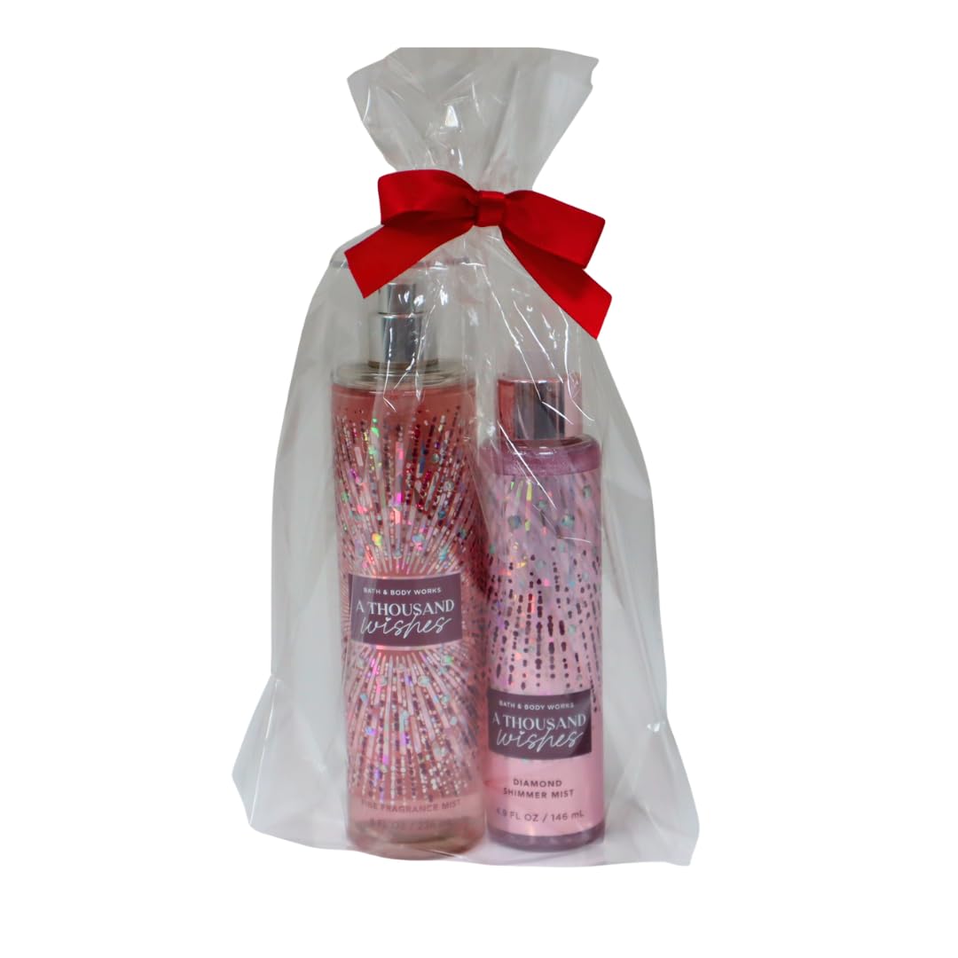 Bath & Body Works Diamond Shimmer Mist bottle adds subtle sparkle.