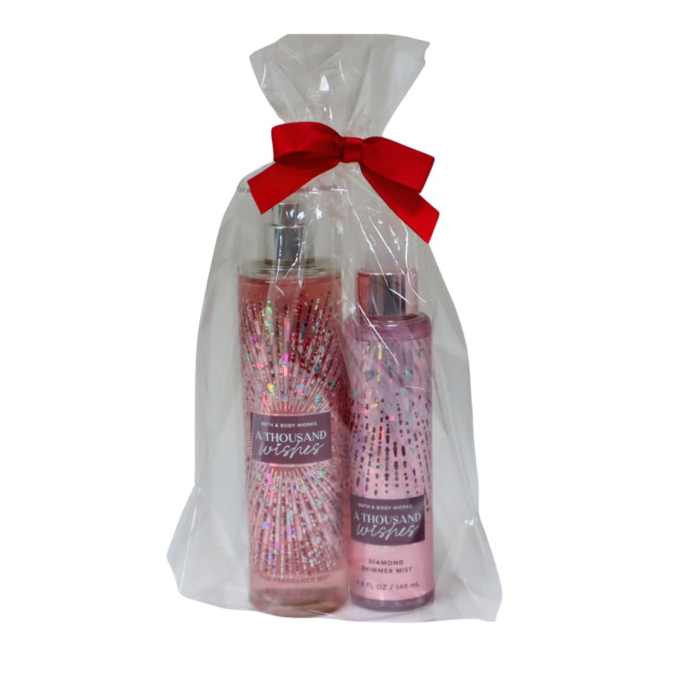 Bath & Body Works Diamond Shimmer Mist bottle adds subtle sparkle.