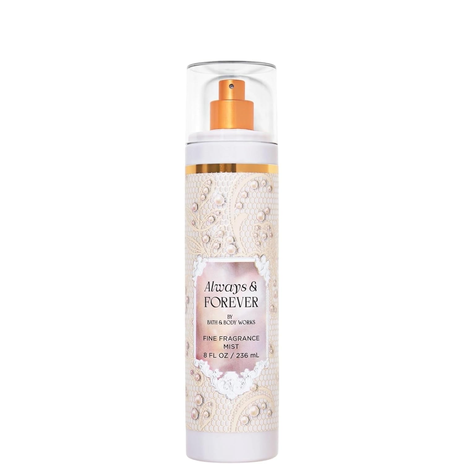 Bath & Body Works Always & Forever fragrance mist bottle for refreshing spray.