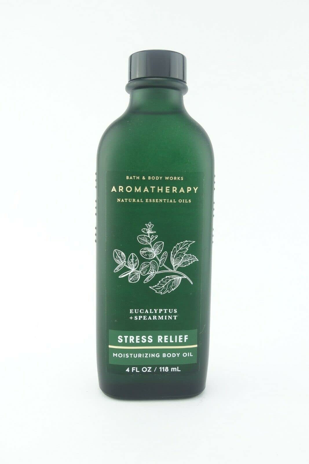 Bath & Body Works Aromatherapy body oil bottle with eucalyptus spearmint for deeply hydrated skin