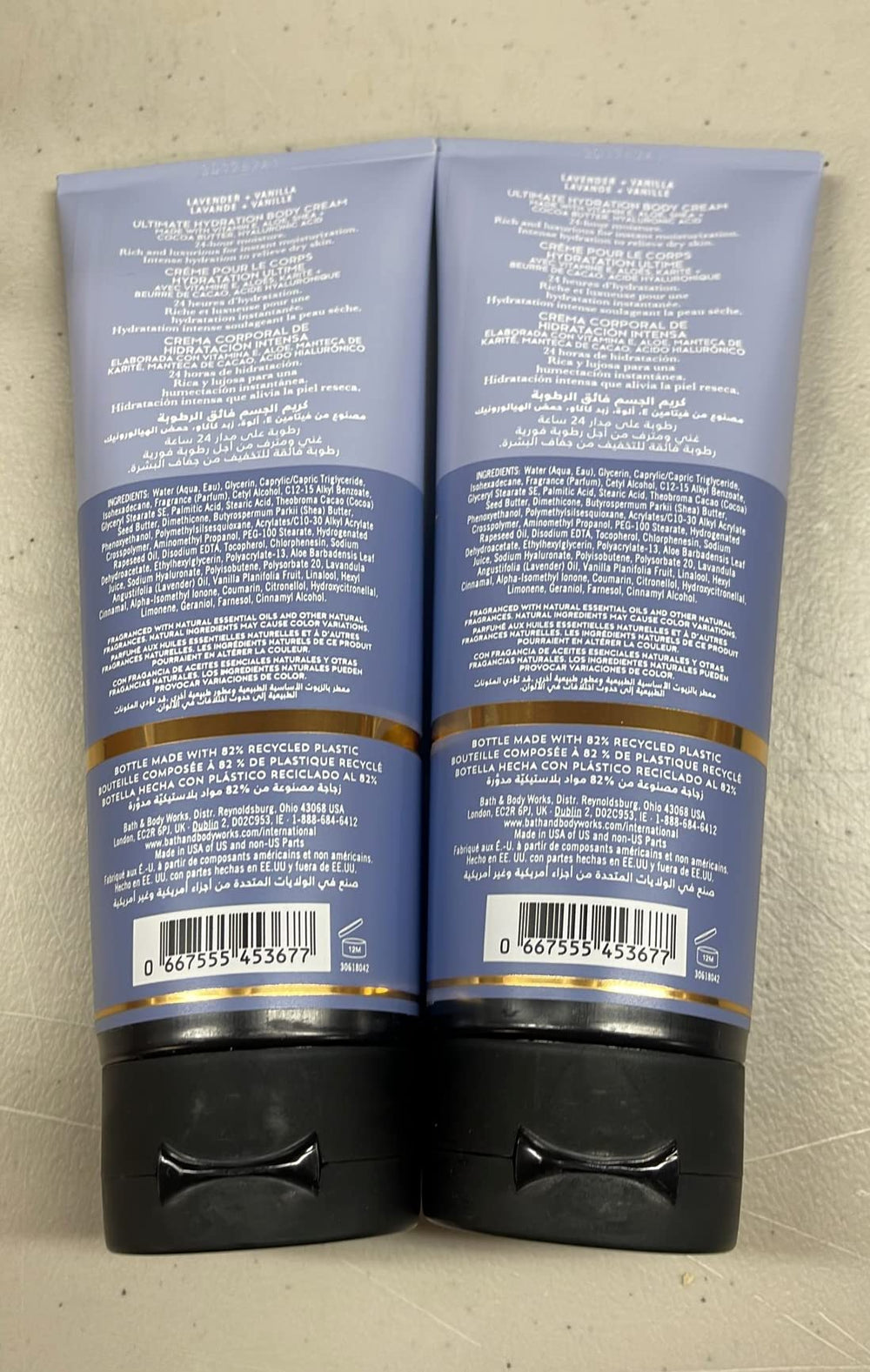 Bath and Body Works Aromatherapy Ultimate Hydration cream texture close-up with pump