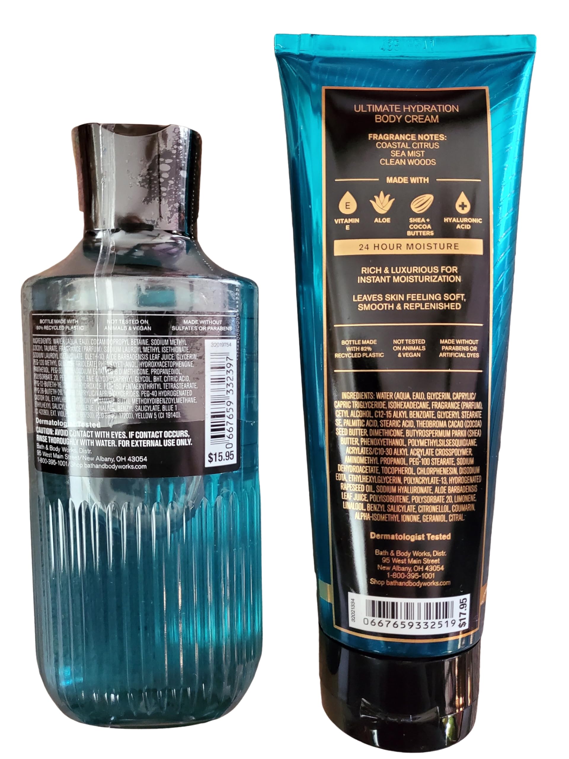 Bath and Body Works Atlantic Ultimate Hydration Gel Wash bottle delivers refreshing cleanse with hydration.