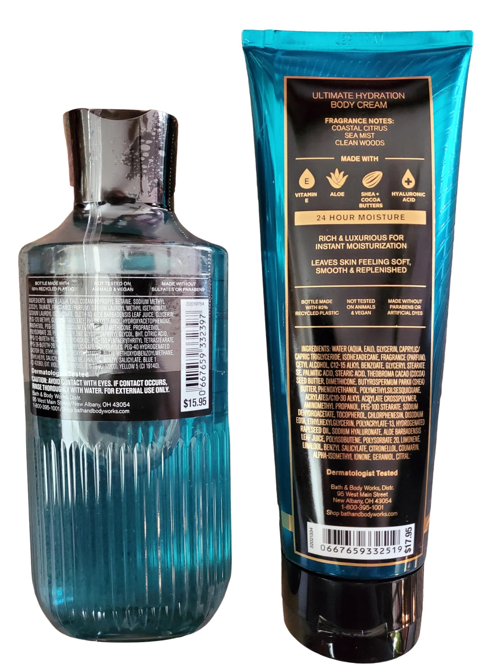 Bath and Body Works Atlantic Ultimate Hydration Gel Wash bottle delivers refreshing cleanse with hydration.