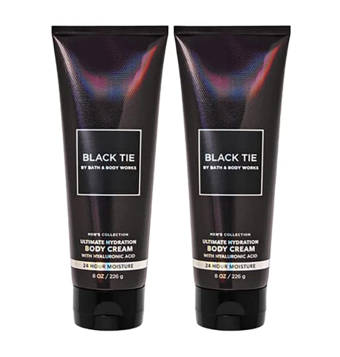 Bath and Body Works Black Tie Ultimate Hydration Body Cream 8oz 2-pack provides luxe texture and 24-hour moisture.