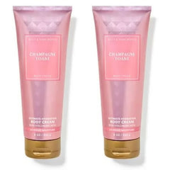 Bath & Body Works Champagne Toast bottle for daily hydrating skincare.