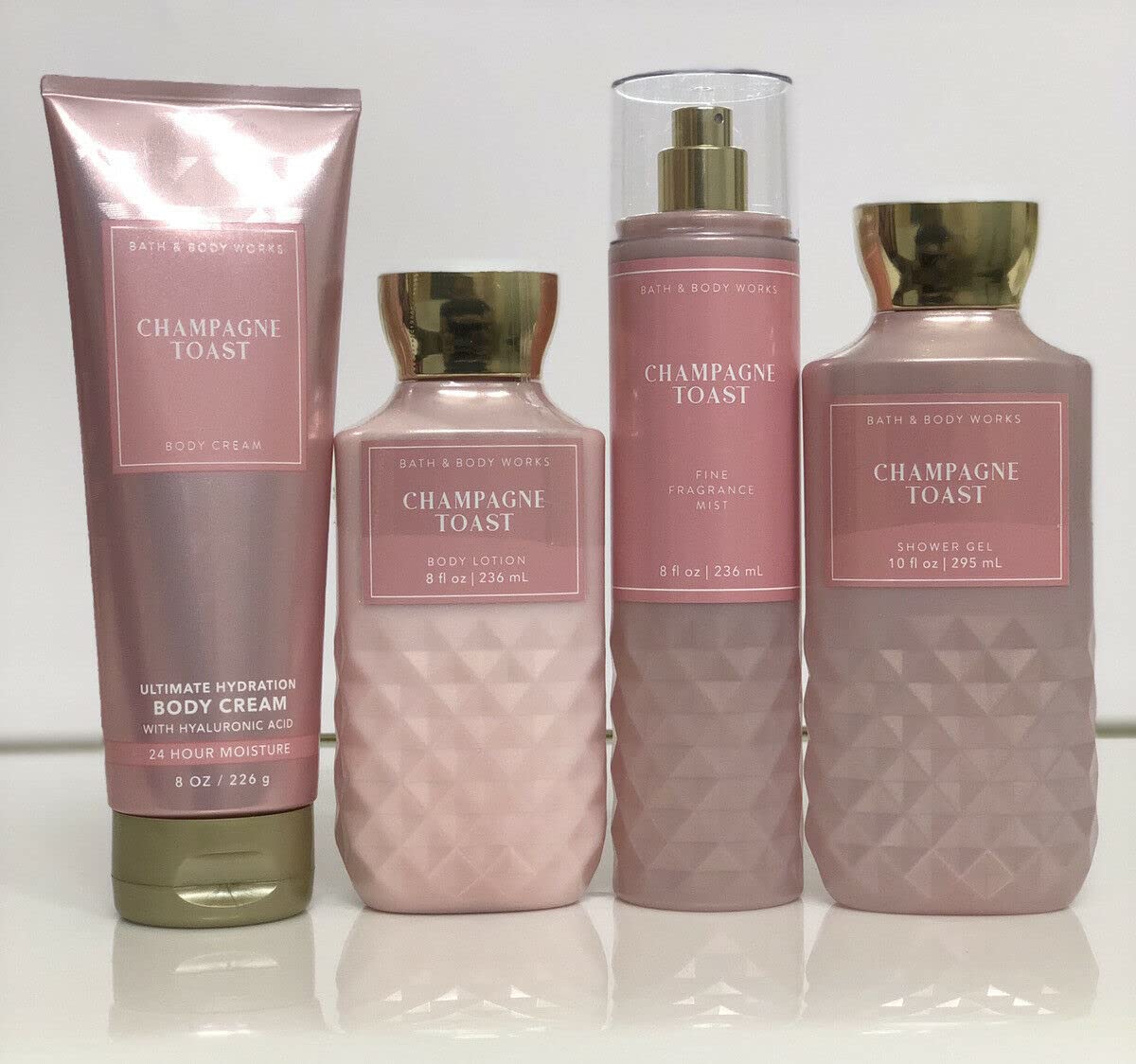 Bath & Body Works Champagne Toast fragrance mist bottle for daily, long-lasting scent.