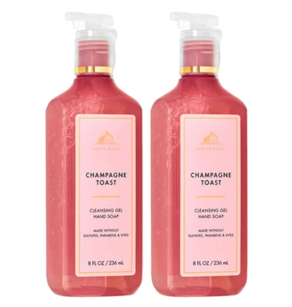 Bath & Body Works Champagne Toast cleansing hand soap duo with rich foam for everyday use