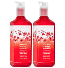 Bath & Body Works Japanese Cherry Blossom cleansing gel hand soap bottle pour for everyday use