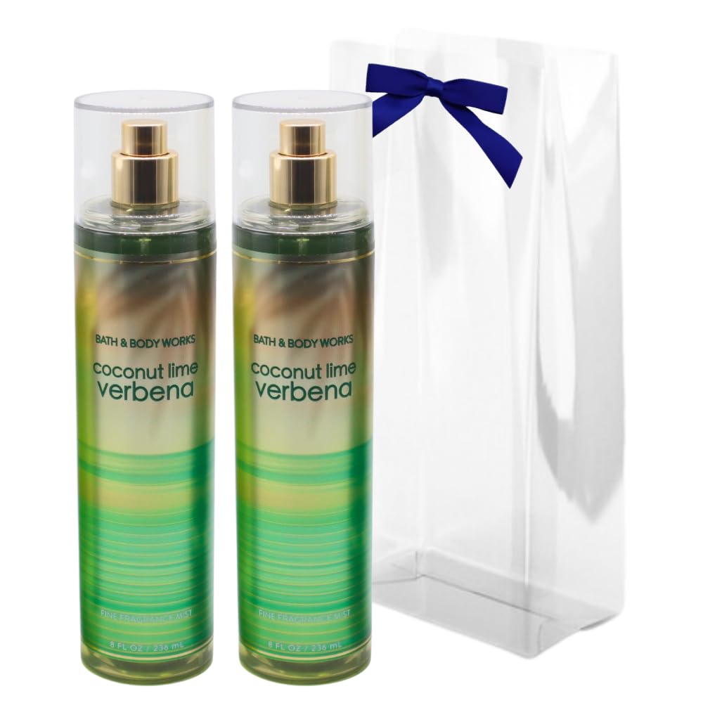 Bath & Body Works Coconut Lime Verbena bottle highlights refreshing citrus and creamy coconut notes.
