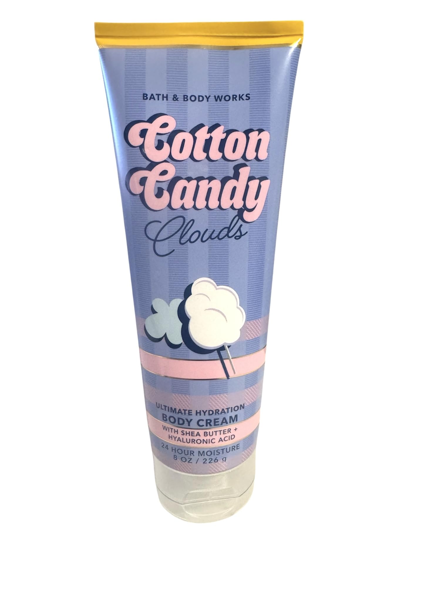 Bath & Body Works Cotton Candy Clouds gift set packaging view for pampering routines.