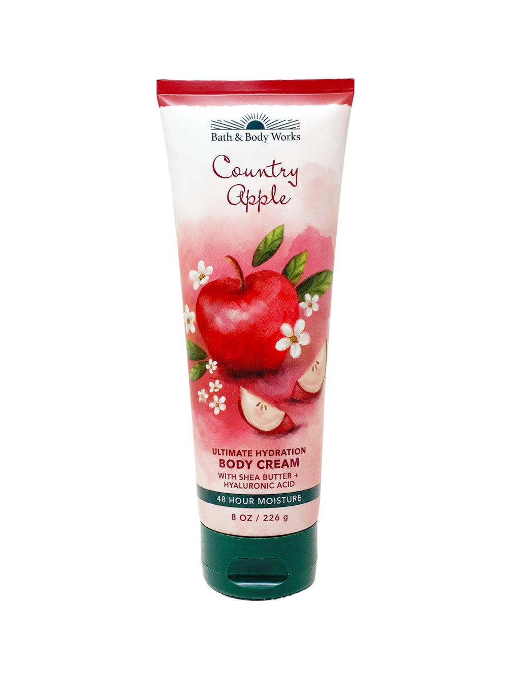 Bath and Body Works Country Apple body cream, rich texture locks in moisture.