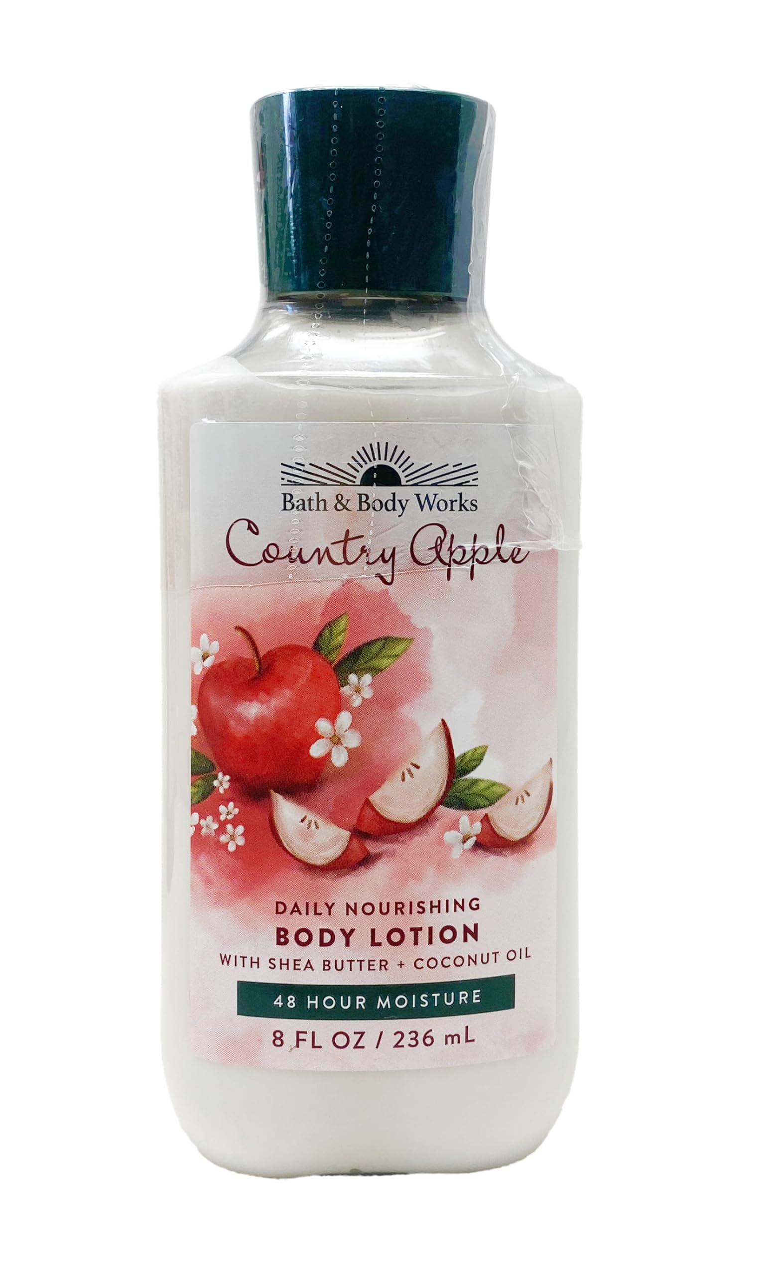 Bath and Body Works Country Apple shower gel, gentle cleanse with a bright aroma.