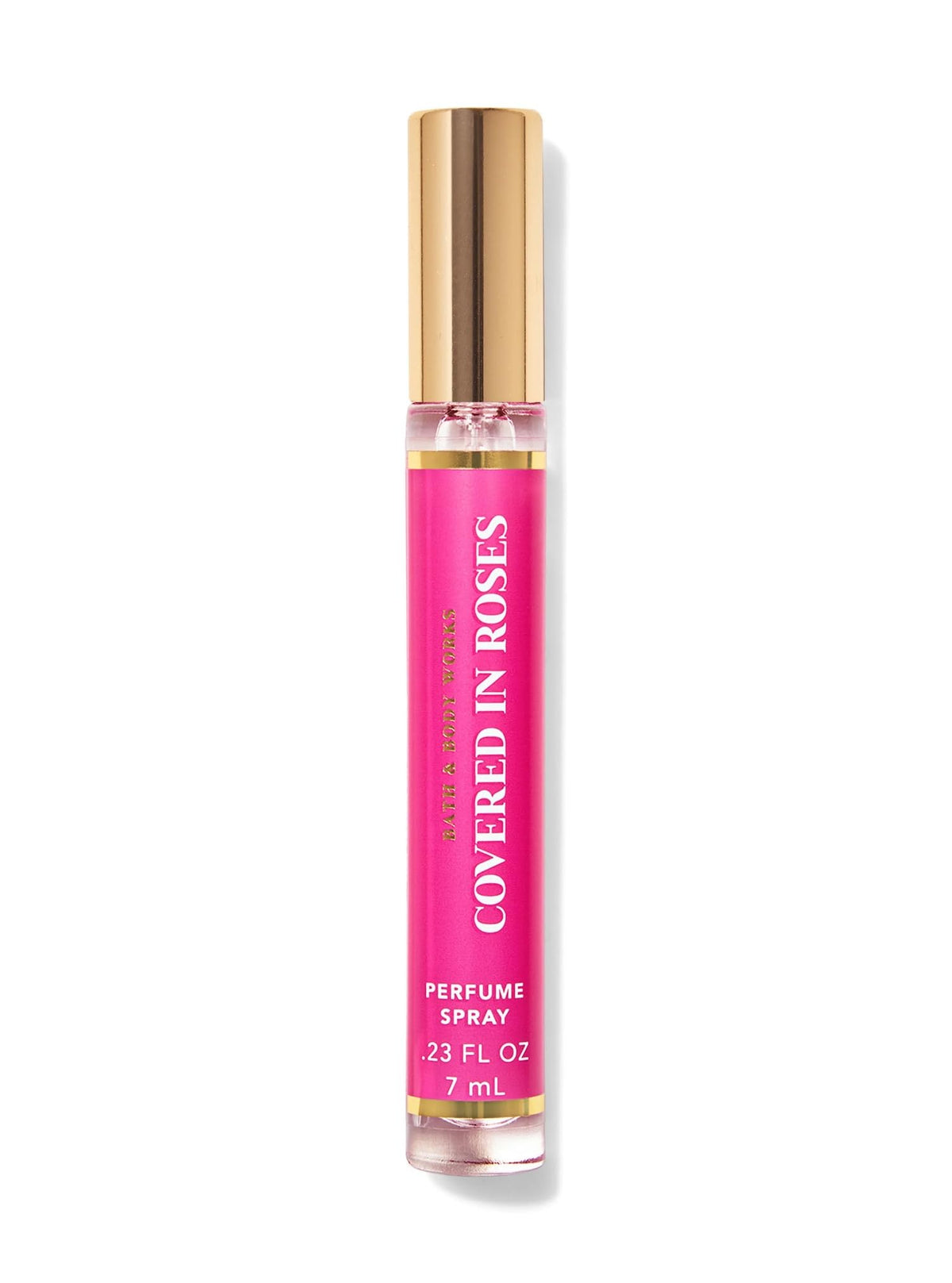 Bath & Body Works Covered In Roses mini perfume spray; compact fragrance for long-lasting daily wear.
